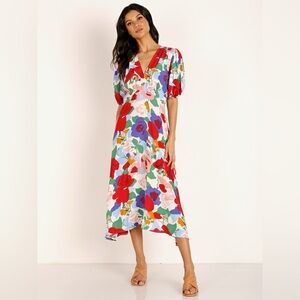 Faithfull the Brand NWOT Vittoria Floral Midi Dress - Small/US 4